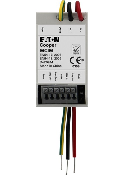 Mcım Elektronik Adreslenebilir Mini Giriş Izleme Modülü, Dahili Kısa