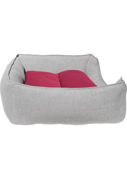 , Gri-Bordo-Köpek Yatakları,kedi Yatakları,gabardin Kumaş,yıkanabilir,minderli fırsatları