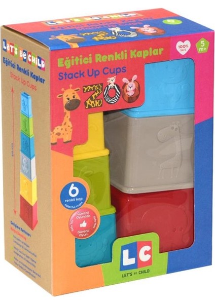 30798 Let's Be Child - Eğitici Renkli Kaplar Zoo +5 Ay.gzpxt