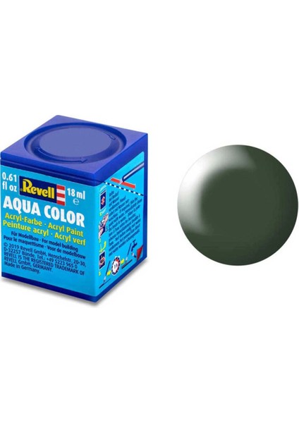 Revell 363 - Aqua Color Dark Green - Silk Boya - 18 Ml.gzpxt