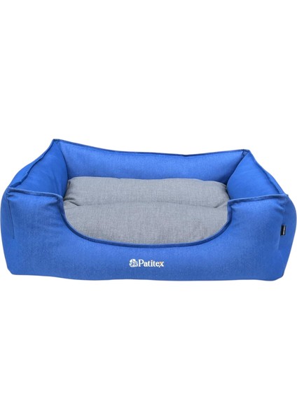 , Mavi-Gri-Köpek Yatakları,kedi Yatakları,gabardin Kumaş,yıkanabilir,minderli fiyatları