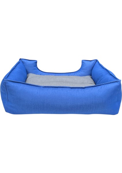 , Mavi-Gri-Köpek Yatakları,kedi Yatakları,gabardin Kumaş,yıkanabilir,minderli modelleri