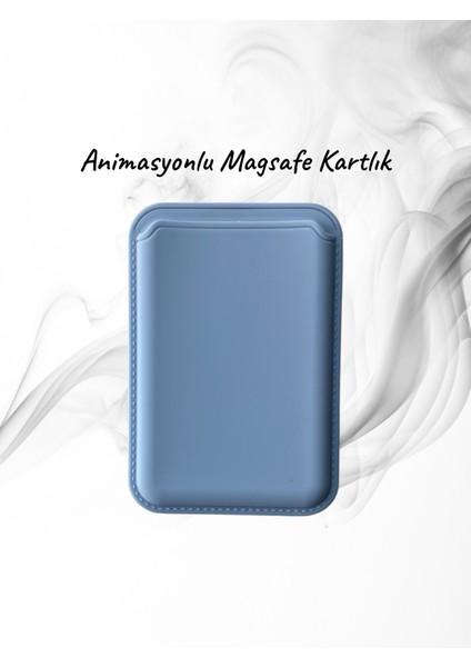 iPhone Magsafe Silikon Animasyonlu Cüzdan Kartlık 11-12-13-14-15-16 Serileri ile Uyumlu