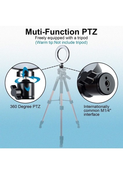 Masa Ayaklı 10 Inç LED Ring Lıght Influencer Youtuber Tiktok Telefon Tutucu Makyaj Işığı indirimleri
