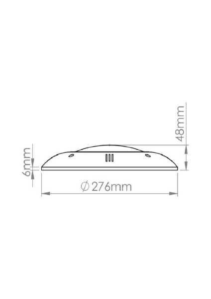 30 Watt 12 Volt Beyaz Sıva Üstü Ledli Havuz Lambası 30W 12V
