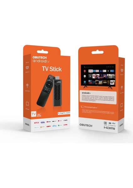 Tvr3 Android Tv Stick – 3. Nesil, 4K Ultra Hd, Tak Çalıştır Akıllı Tv Deneyimi! Android Medya Oynatıcı