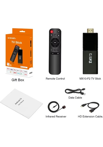 Tvr3 Android Tv Stick – 3. Nesil, 4K Ultra Hd, Tak Çalıştır Akıllı Tv Deneyimi! Android Medya Oynatıcı