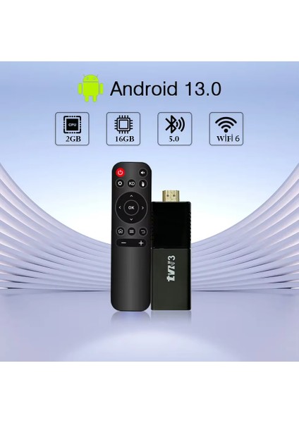 Tvr3 Android Tv Stick – 3. Nesil, 4K Ultra Hd, Tak Çalıştır Akıllı Tv Deneyimi! Android Medya Oynatıcı