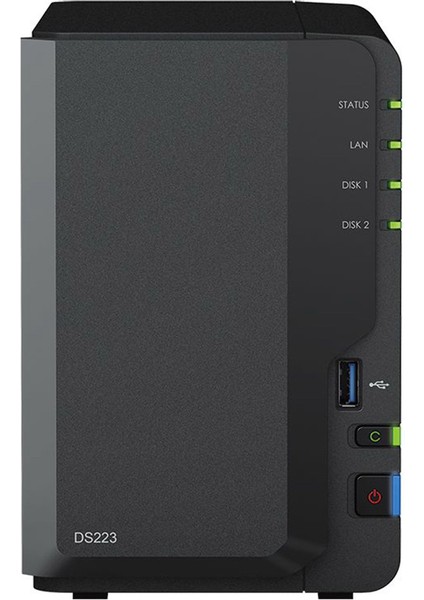 DS223 2 x 3,5 Sata Destegi Raıd(1-0-5-6-10) Nas Server