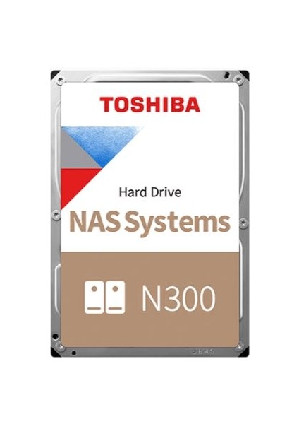 Toshıba HDWG51CUZSVA N300 3.5" 12TB 7200RPM 512MB Sata 7/24 Nas Harddisk