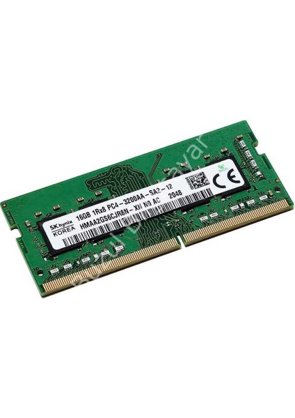 Hynıx HYNSO3200/16 16GB (Tek Parça) Ddr4 3200MHZ Notebook Bellek