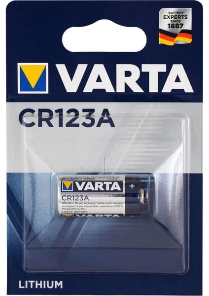 Varta CR123A Profesyonel Lityum Pil.gzpde