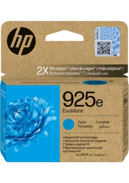 925E Cyan Mavi Kartuş 4K0W0PE