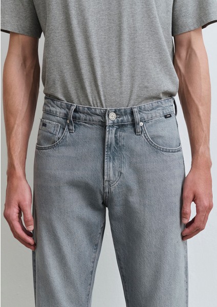 London Classic Denim Buz Gri Jean Pantolon 0010172-89658