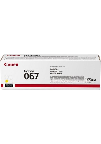 Canon CRG-067 Sarı Toner