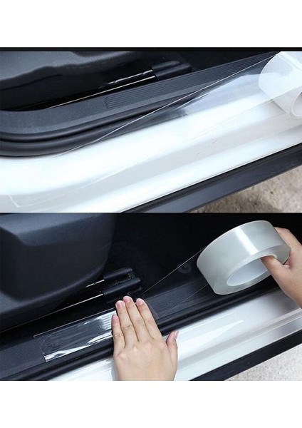 Şeffaf Tampon Çamurluk Bagaj Kapı Eşiği Koruyucu Şerit Eşik Koruma Bandı Şeffaf 5mt x 5cm fiyatları
