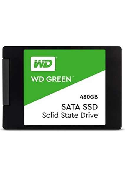 Wd 480GB Green WDS480G3G0A 545-465 3D Nand 2.5" Sata SSD Harddisk
