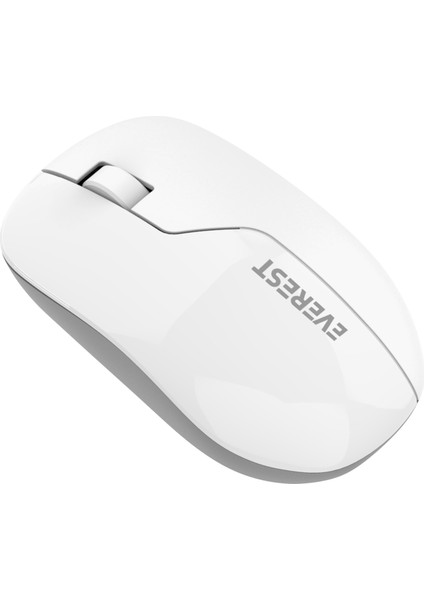 Everest SMW-973 USB Kablosuz 2.4ghz Beyaz/gri Mouse