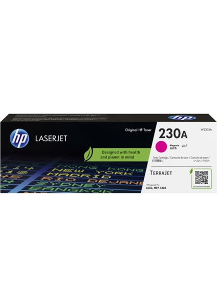 Hp 230A Magenta Kırmızı 1.800 Sayfa Toner W2303A