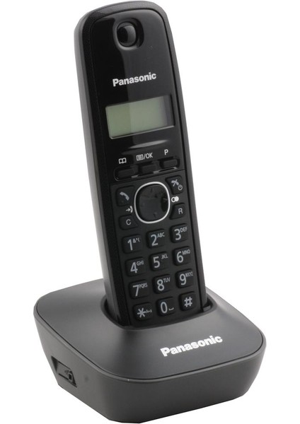 Panasonic KX-TG1611 Siyah Telsiz Dect Telefon 50 Rehber