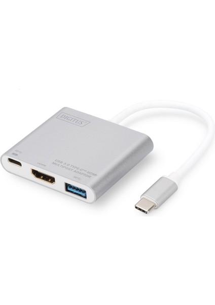 Digitus DA-70838 USB 3.0 (Usb Tip C) - HDMI Grafik Adaptörüusb 3.0 Hubgiriş: 1 x USB Tip C Erkek