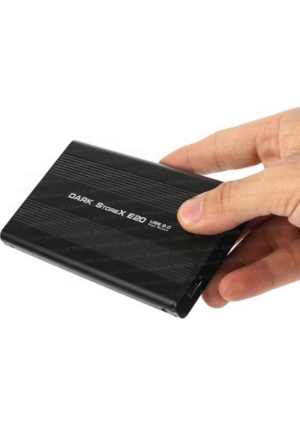 Dark DK-AC-DSE20 Storex E20 2.5" USB 2.0 Alüminyum Sata Disk Kutusu
