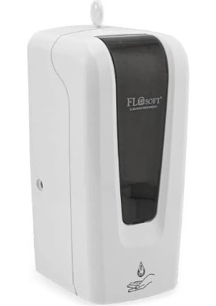 Flosoft F-052 Beyaz Fotoselli Sıvı Sabun ve Dezenfektan Ver. 1000ML Adaptörsüz Kızıl Ötesi Sensör