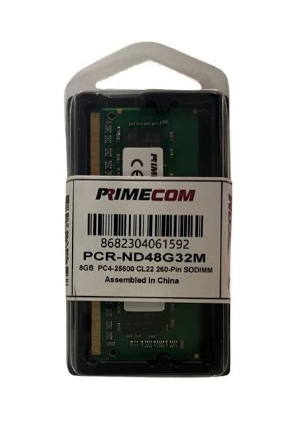 Prımecom PCR-ND48G32M 8gb Ddr4 3200MHZ Notebook Bellek