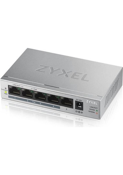 Zyxel GS-1005HP 5 Port Poe+ Gigabit 10-100-1000 Mbps Switch