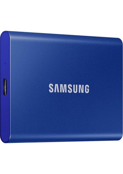 Samsung 2tb T7 USB 3.2 (Okuma 1050MB - Yazma 1000MB) Mavi Taşınabilir SSD Disk MU-PC2T0H-WW