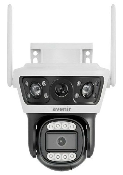 Avenir AV-S302 4mp 4mm Çift Kameralı Wifi Ptz Kamera