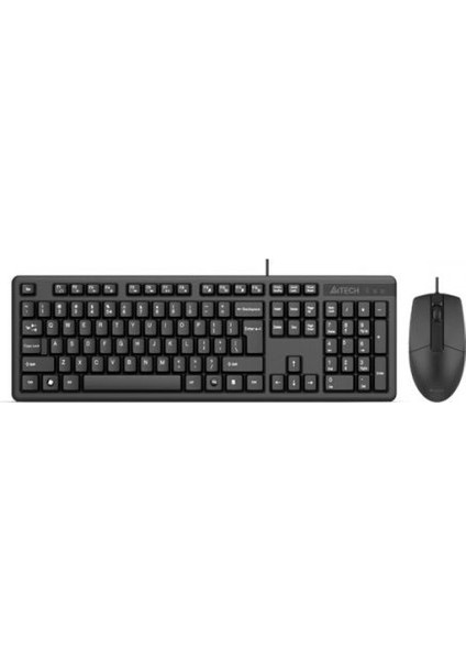 A4 Tech KR-3330 Q USB Siyah Klavye/mouse Set