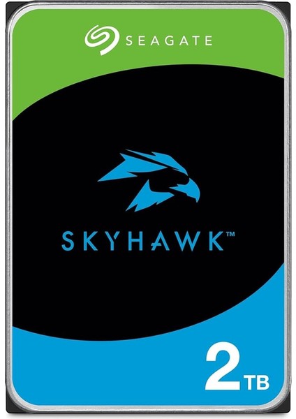 Seagate ST2000VX017 Skyhawk 3.5" 2tb 256MB Sata 7/24 Harddisk