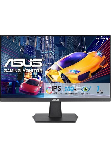 Asus VA27EHF 27" LED IPS 1ms 100Hz 1920X1080 Fullhd HDMI (Vesa) Siyah Monitör