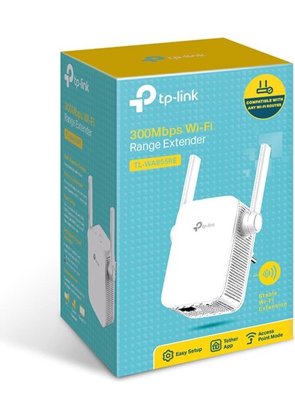 Tp-Link TL-WA855RE 300 Mbps Wifi Range Extender-Menzil Genişletici