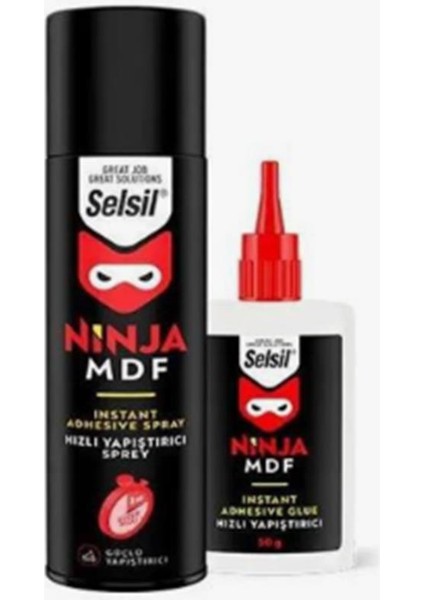 Selsil 200ML 50GR Hızlı Yapıştırıcı Ninja Mdf