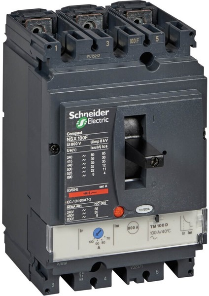 Schneıder LV429630 70-100A 36KA 3p Termik Manyetik Korumalı Şalter