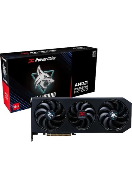 Powercolor Hellhound Radeon RX9070 16G-L-OC Gddr6 256BIT AEAE2PWC0028 Gaming (Oyuncu) Ekran Kartı