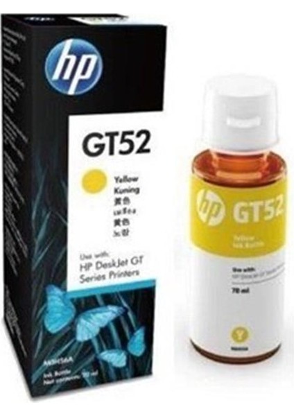 Hp GT52 Yellow Sarı Mürekkep M0H56AE