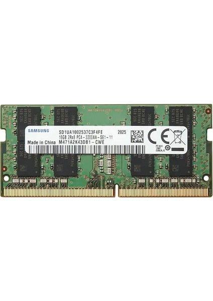 16GB Samsung 3200MHZ CL11 Ddr4 (M471A2K43DB1-CWE) Notebook Ram