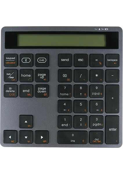 Vcom DK513-GREY Bluetooth 5.0 + 2.4g Masa Üstü Hesap Makinesi