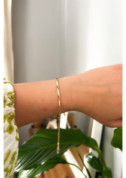 Gold Renk Tasarım Bileklik