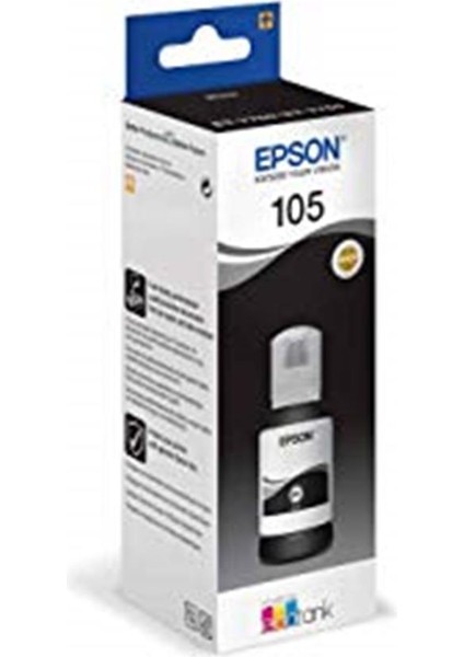 Epson 105 Black Siyah Şişe Mürekkep T00Q140 L7160-7180