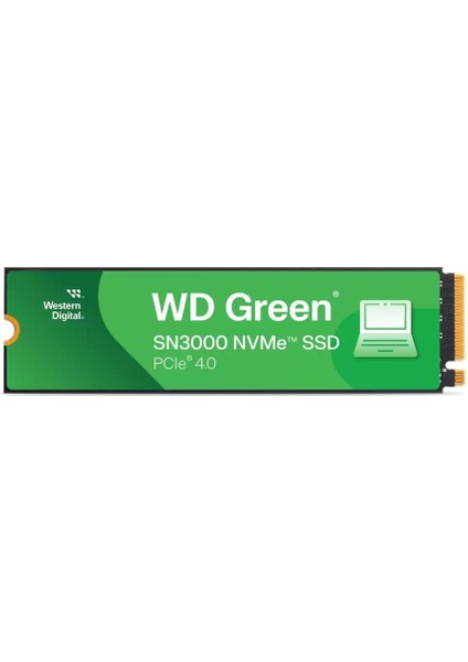 Western Dıgıtal WDS100T4G0E Green SN3000 M.2 1tb (5000/4200MB/S) Pcıe + Nvme SSD Disk (22X80MM)