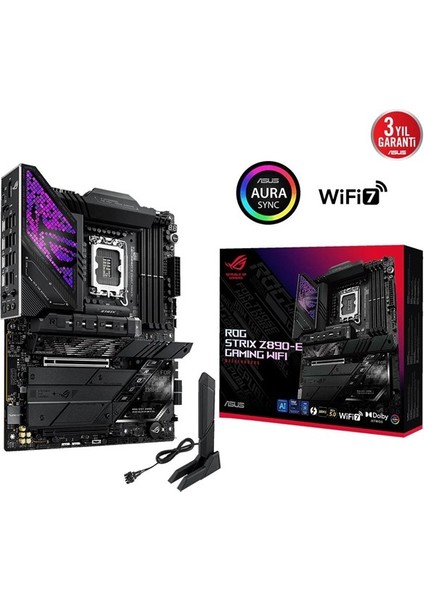 Asus Rog Strıx Z890-E Gamıng Wıfı-7 Ddr5 Thunderbolt-Hdmı Dp Pcıe 5.0 1851P Atx