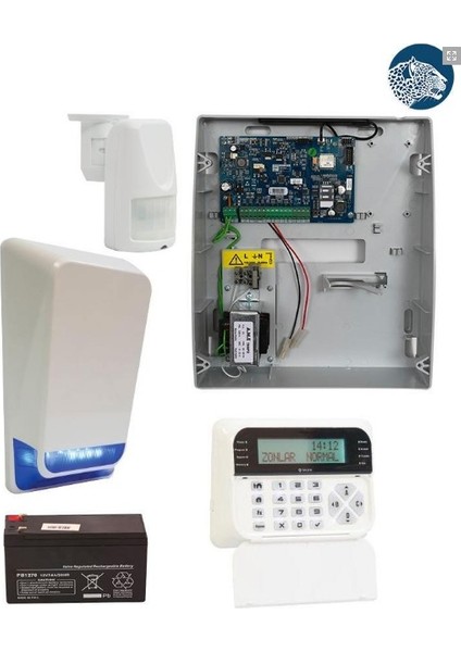 Teknim TSP-5324LCDA Hırsız Alarm Seti ( Gsm+Gprs + Akü Dahil )