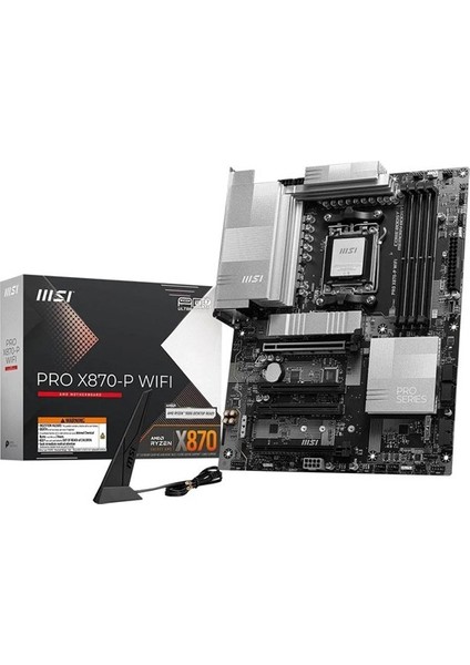 Msı Pro X870-P Wıfı-7 Ddr5 Hdmı-Dp Pcıe 5.0 Am5 Atx