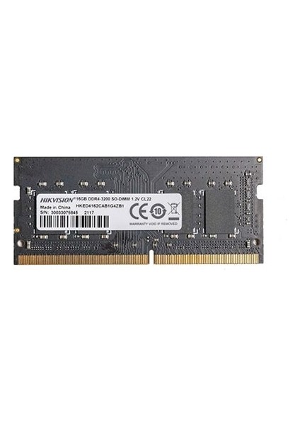 Hıkvısıon 16GB Ddr4 3200MHZ Notebook Ramı S1 HKED4162CAB1G4ZB1