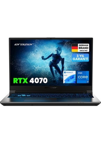 Erazer Deputy P60 MD62624 [I7-13620H] 16GB 1tb SSD 15.6" 8gb RTX4070 W11H