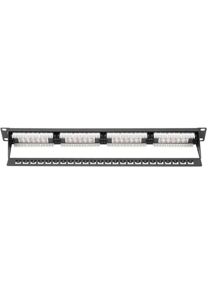 Dıgıtus DN-91624U-CR 8P8C,LSA,ALTIN Kontak 24 Port Cat6 Dolu 1u Zırhsız Patch Panel